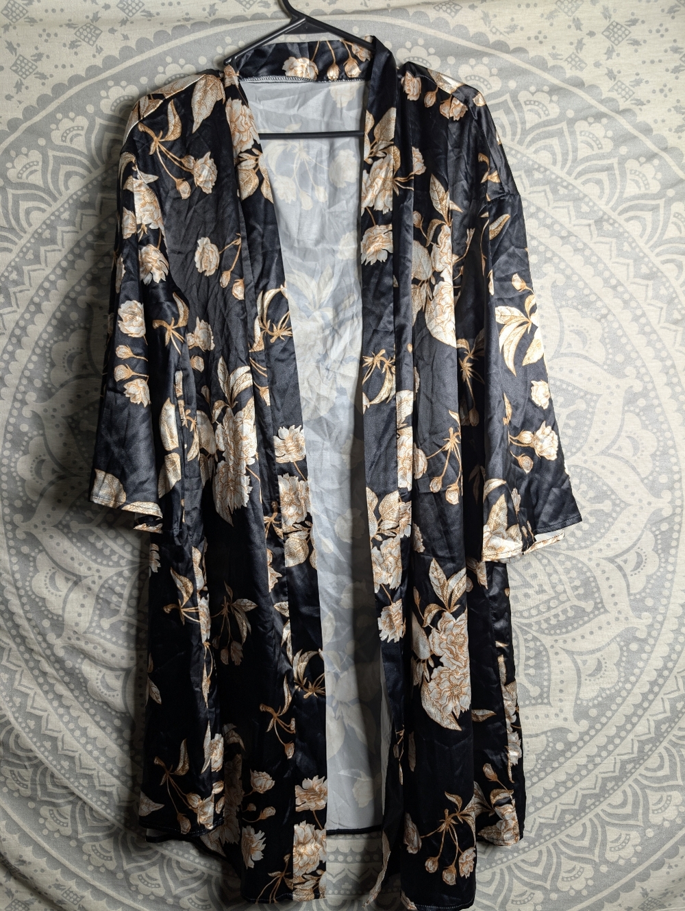 🌸 Women's 2XL Silk Robe
